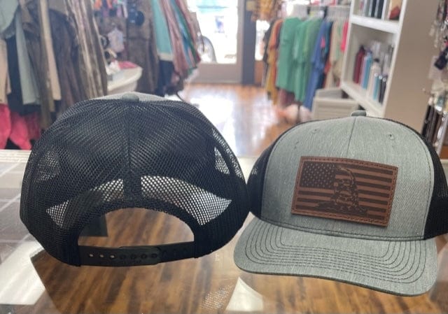Load image into Gallery viewer, SHOP ORIGINAL DON&amp;#39;T TREAD ON ME LEATHER PATCH CAP Shop on Main Street

